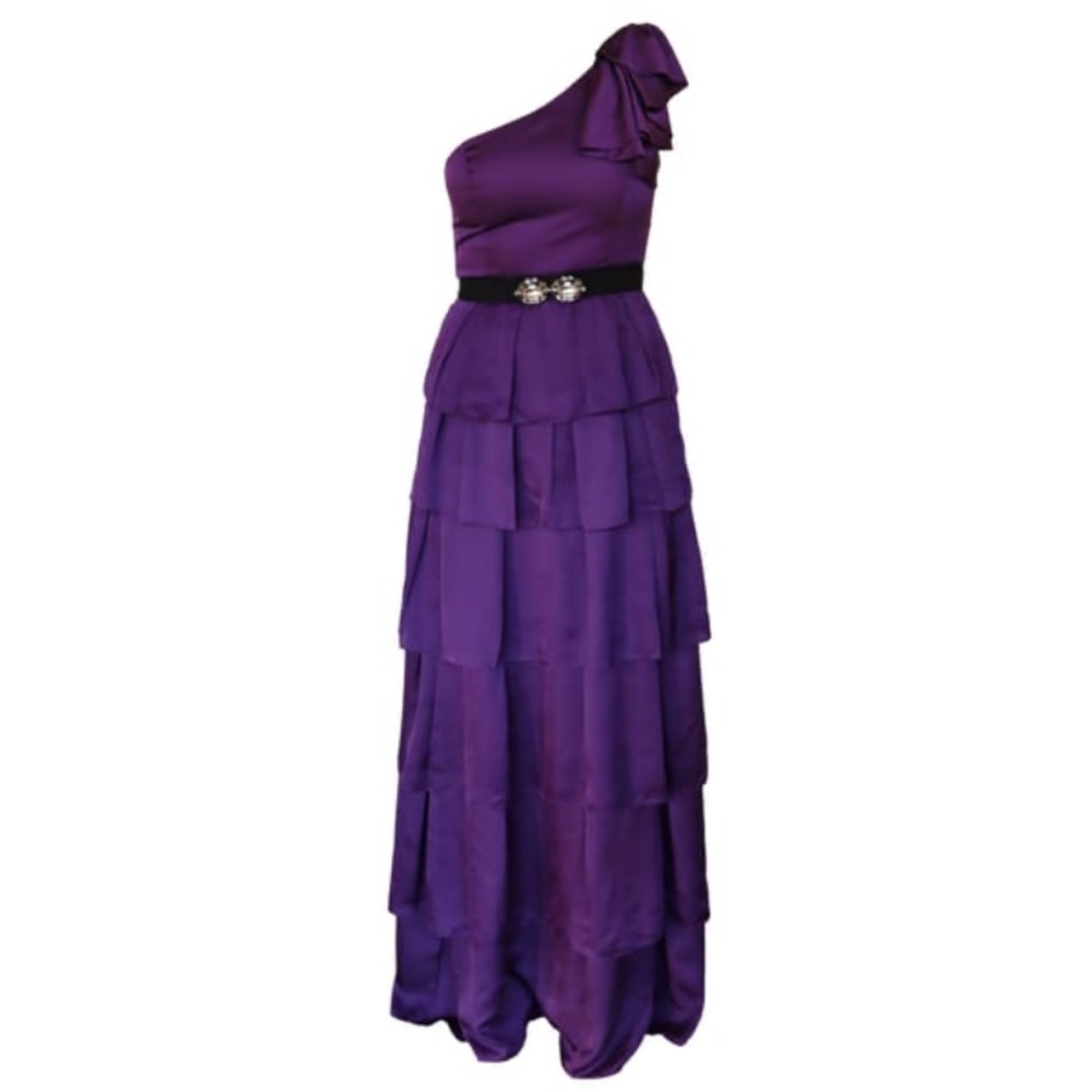 BCBG MaxAzria Tiered Formal Gown